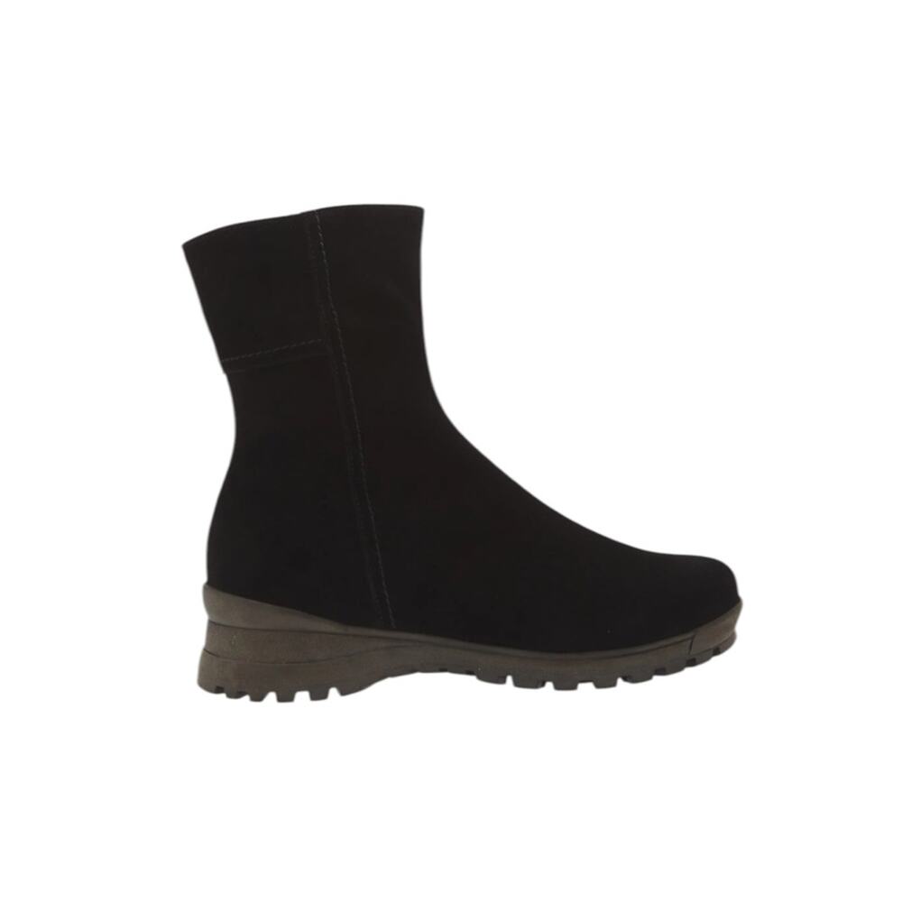 La Canadienne Aidan City Dry Genuine Shearling Lined Black Waterproof Boots - Picture 3 of 11